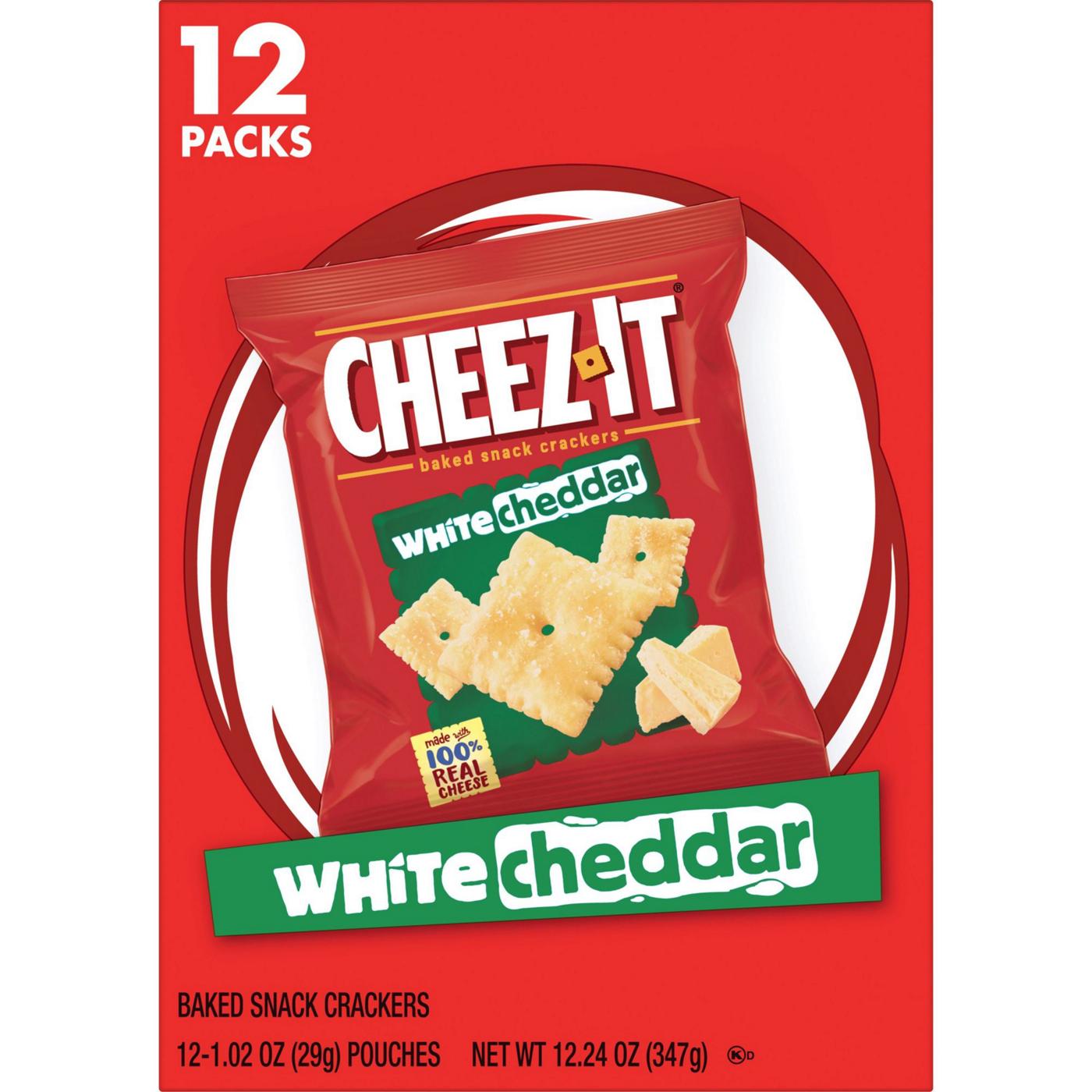 Cheez-It White Cheddar Baked Snack Crackers, 12.24 oz; image 1 of 5