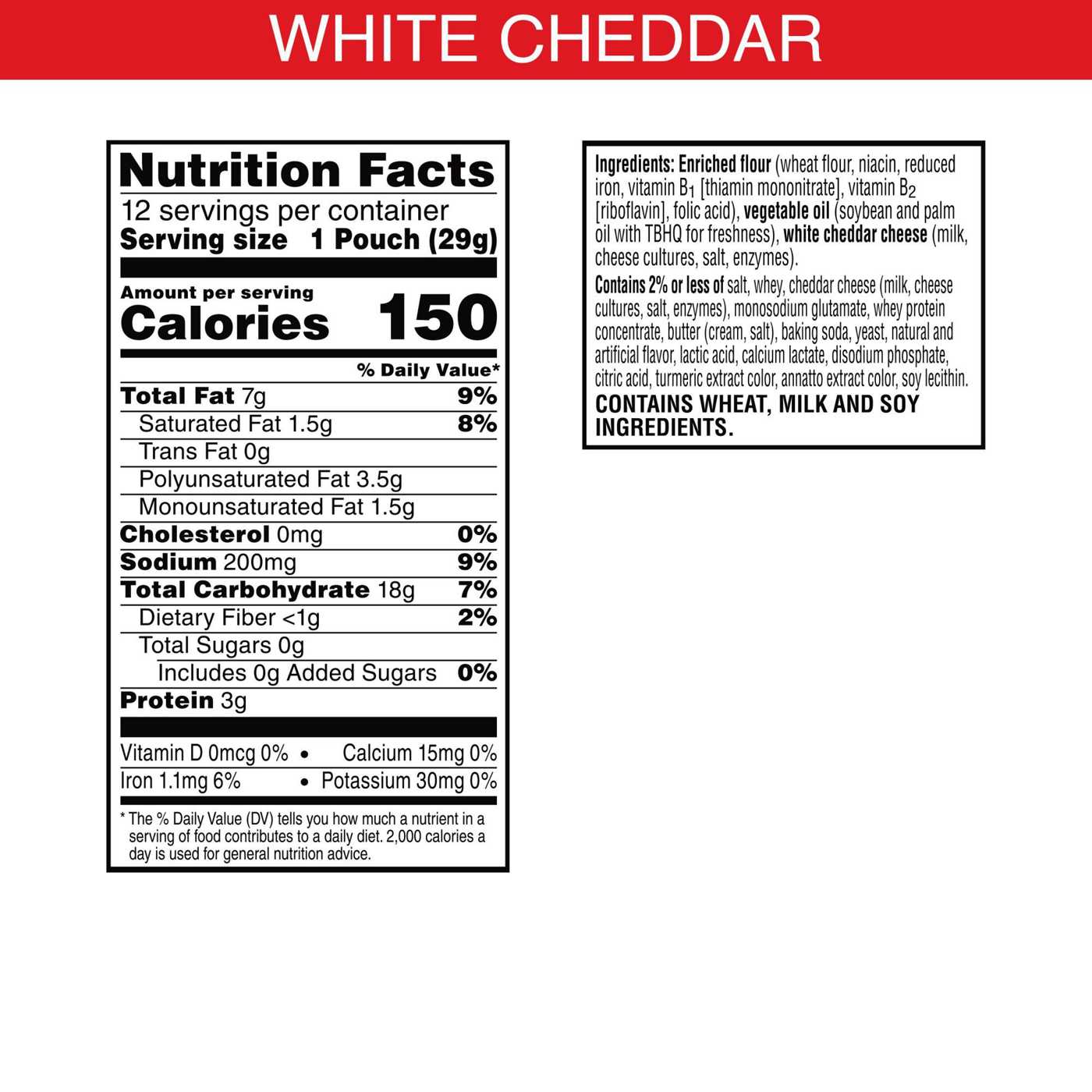 Cheez-It White Cheddar Baked Snack Crackers, 12.24 oz; image 2 of 5