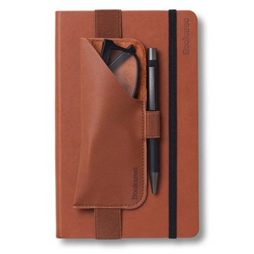 Bookaroo Glasses Case for Notebook & Journal - Brown