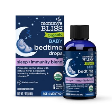 Mommy's Bliss Organic Baby Bedtime Drops + Overnight Immunity Support, 2 oz