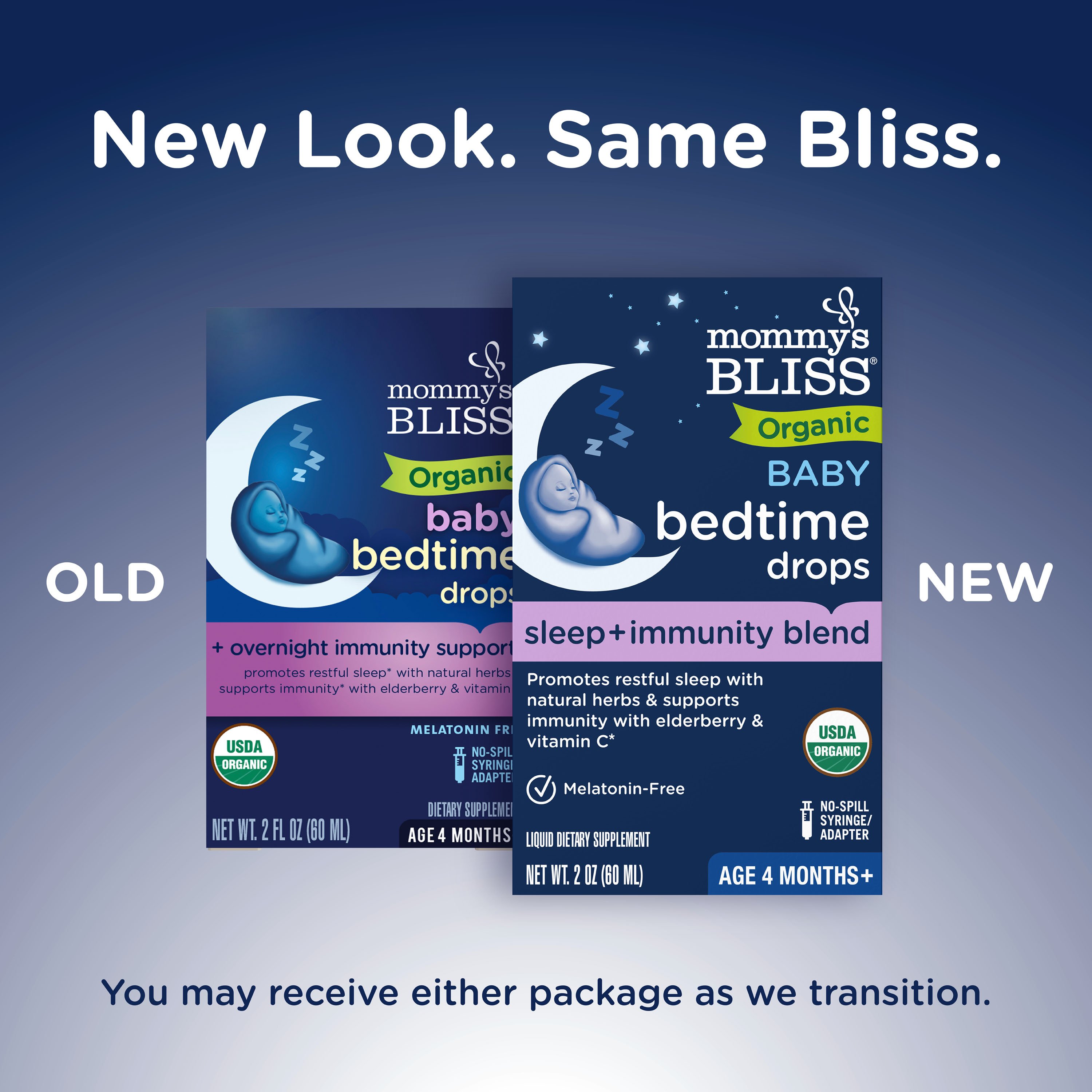 Mommy's Bliss Organic Baby Bedtime Drops + Overnight Immunity