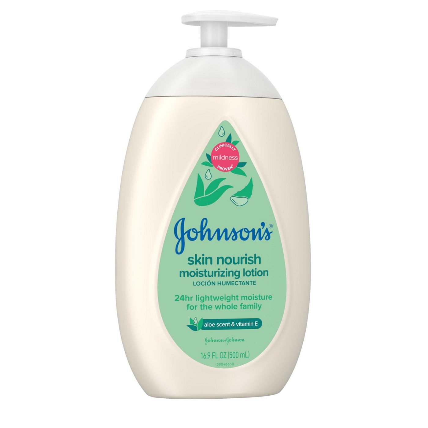 Johnson's Baby Skin Nourish Moisturizing Body Lotion; image 5 of 8