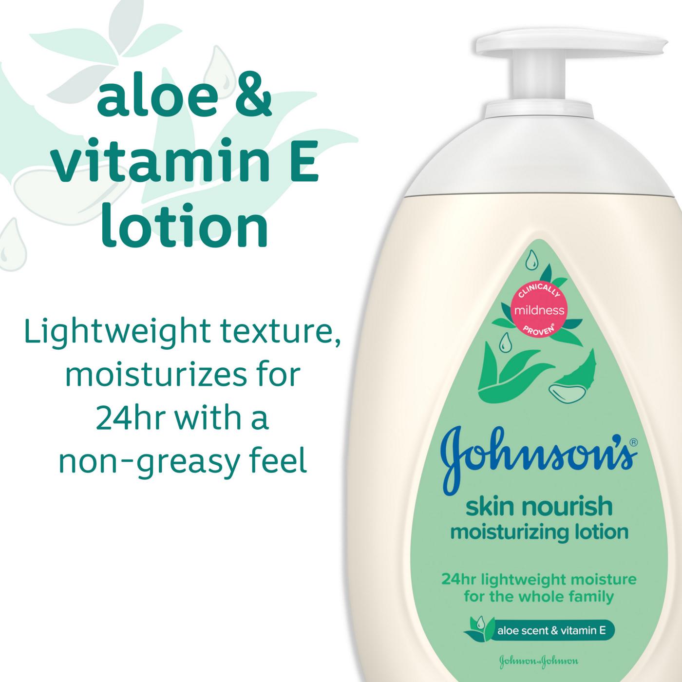 Johnson's Baby Skin Nourish Moisturizing Body Lotion; image 7 of 8