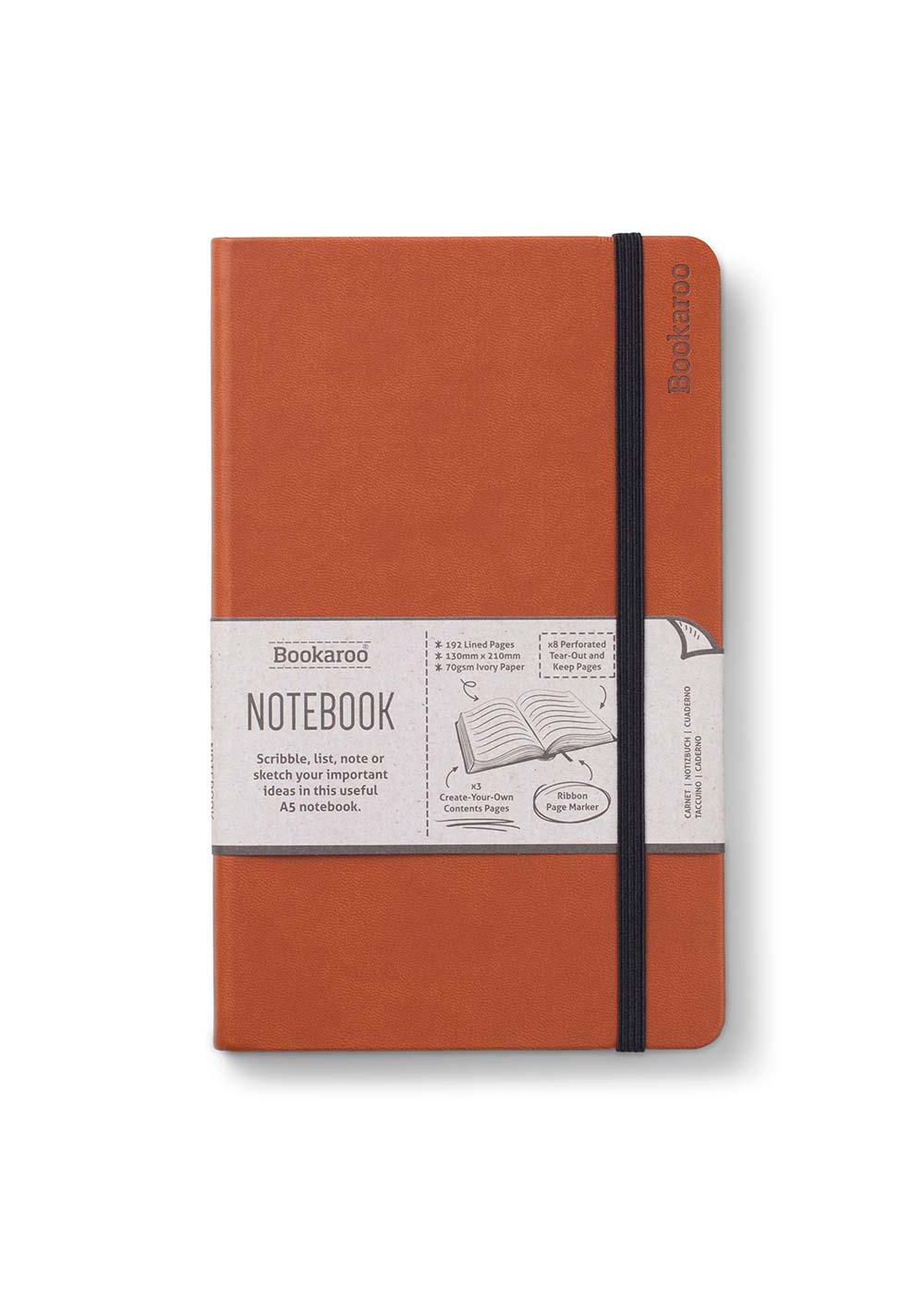 Bookaroo A5 Notebook - Brown; image 1 of 2