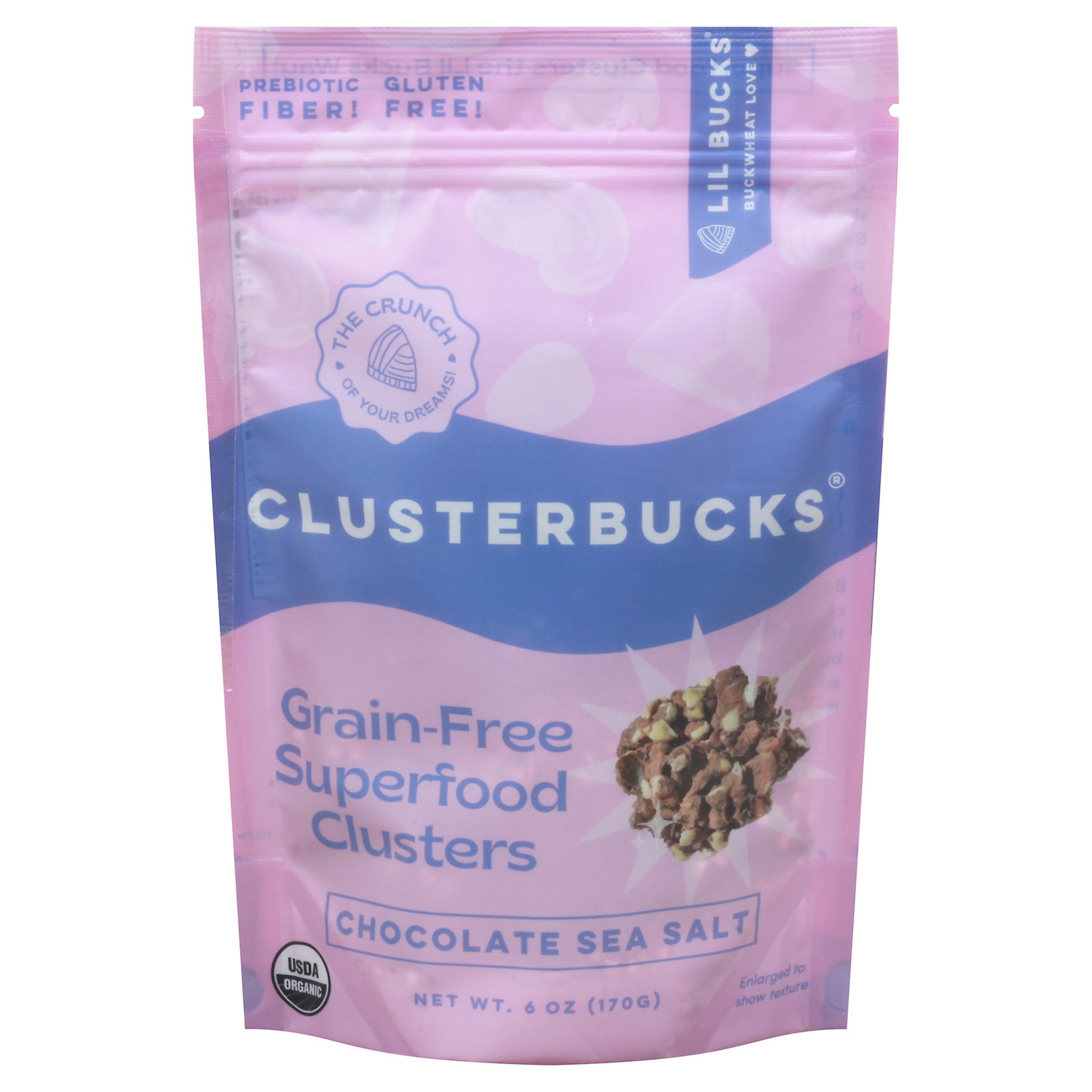 Lil Bucks Chocolate Sea Salt GrainFree Superfood Clusterbucks Shop