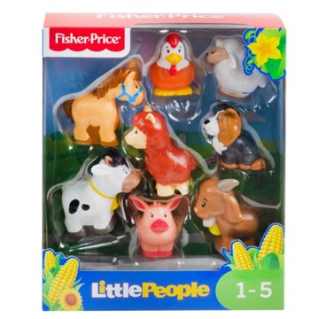 Fisher-Price Little People Farm Animal Friends Playset, 8 ct