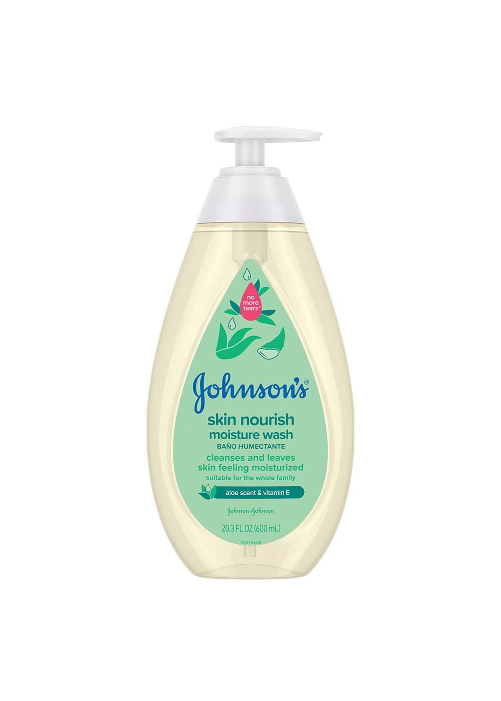 Johnson's Skin Nourish Moisture Wash Aloe Scent & Vitamin E; image 1 of 2