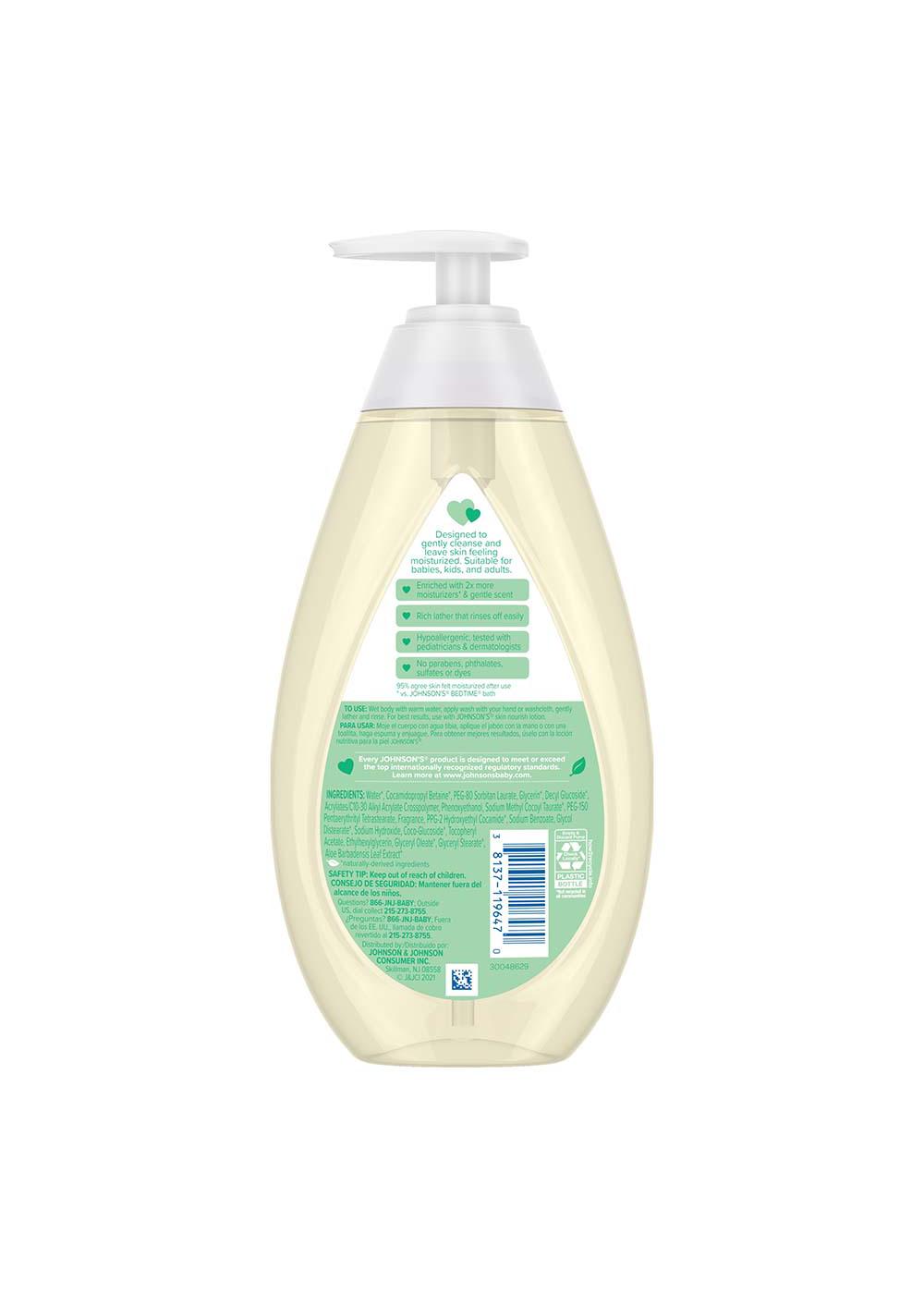 Johnson's Skin Nourish Moisture Wash Aloe Scent & Vitamin E; image 2 of 2