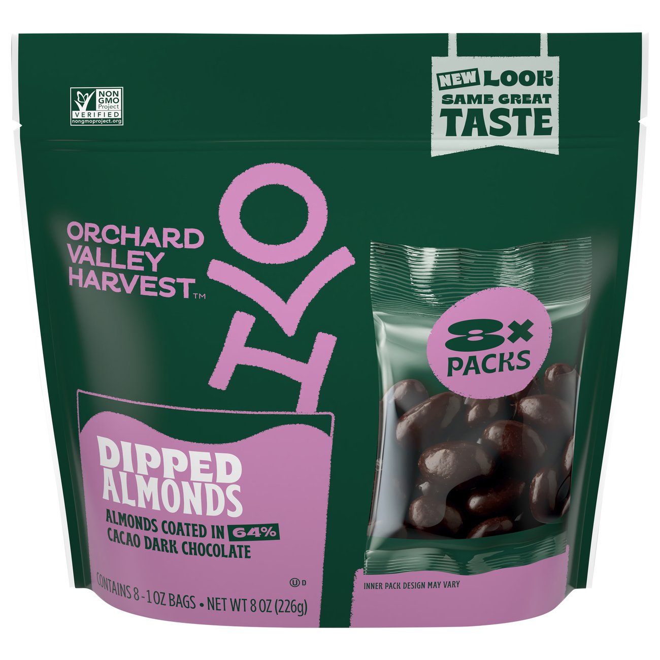 Orchard Valley Harvest Dark Chocolate Almonds Multipack Shop Nuts