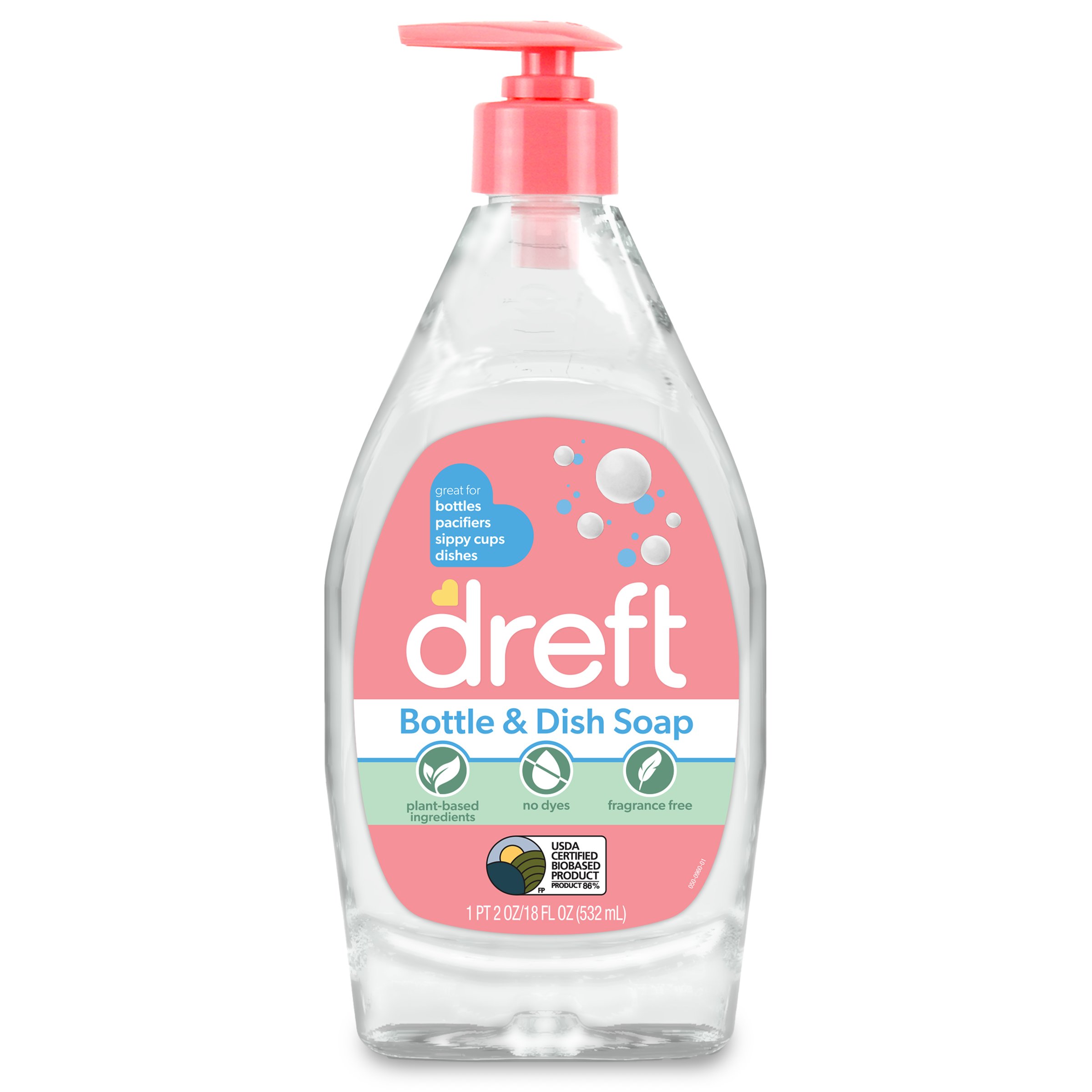 Dreft Bottle & Dish Soap Fragrance Free Shop Feeding at HEB