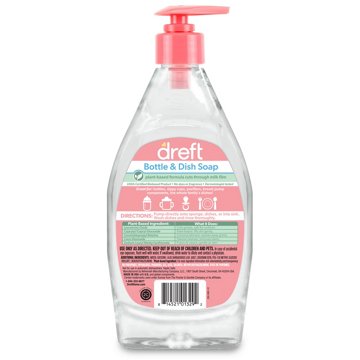 Dreft Bottle & Dish Soap - Fragrance Free, 18 oz