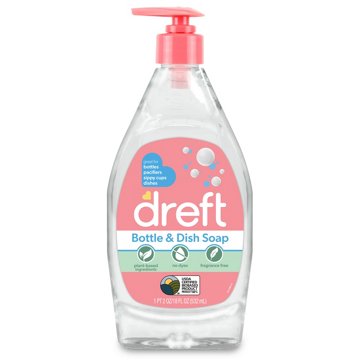 Dreft Bottle & Dish Soap - Fragrance Free
