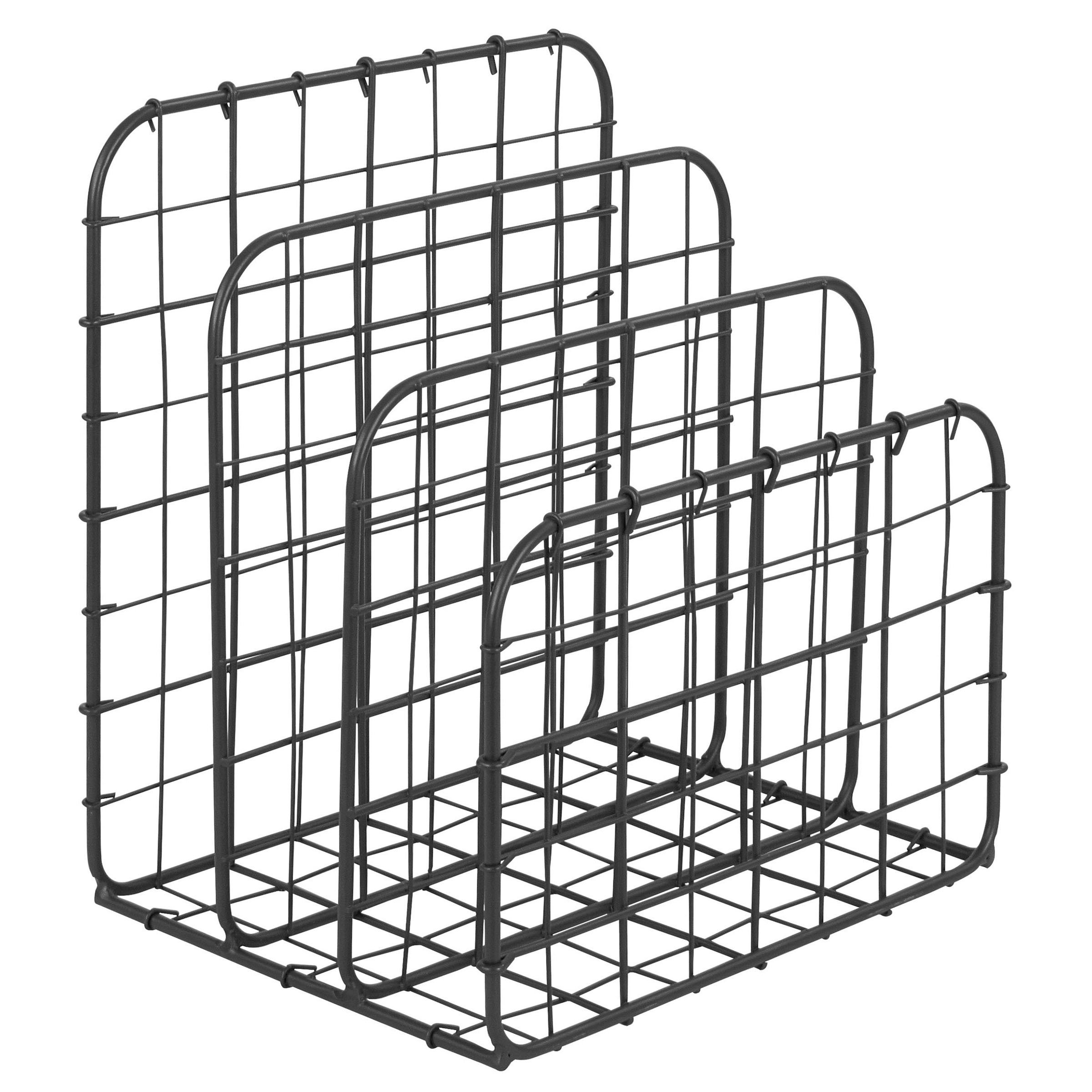Spectrum Vintage Living Wired Desktop File Organizer – Black - Shop ...