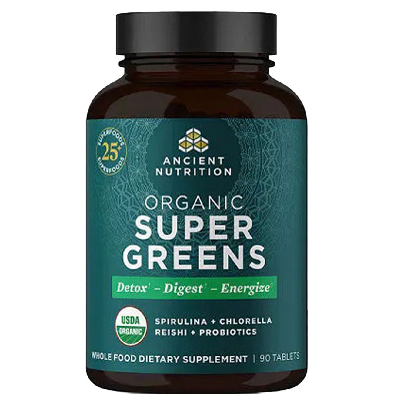 Ancient Nutrition Organic Super Greens Tablets, 90 ct