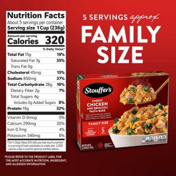 Stouffer's Cheesy Chicken And Broccoli Pasta Bake Frozen Meal