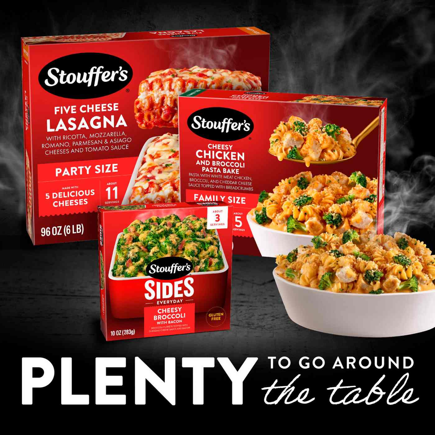 Stouffer's Cheesy Chicken And Broccoli Pasta Bake Frozen Meal; image 5 of 7