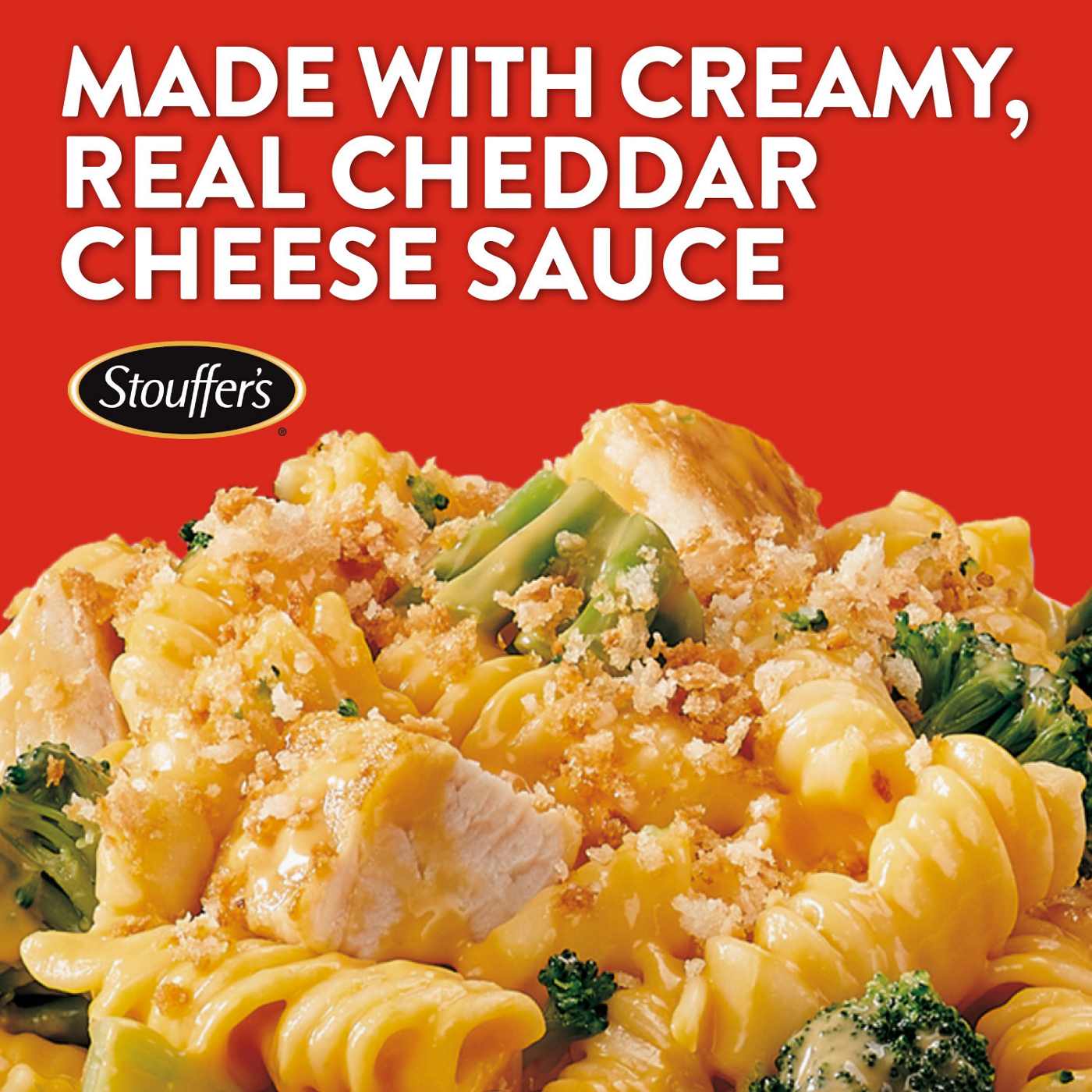Stouffer's Frozen Cheesy Chicken & Broccoli Pasta Bake - Family-Size; image 6 of 7