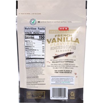 H-E-B French Vanilla-Flavored Roasted Almonds