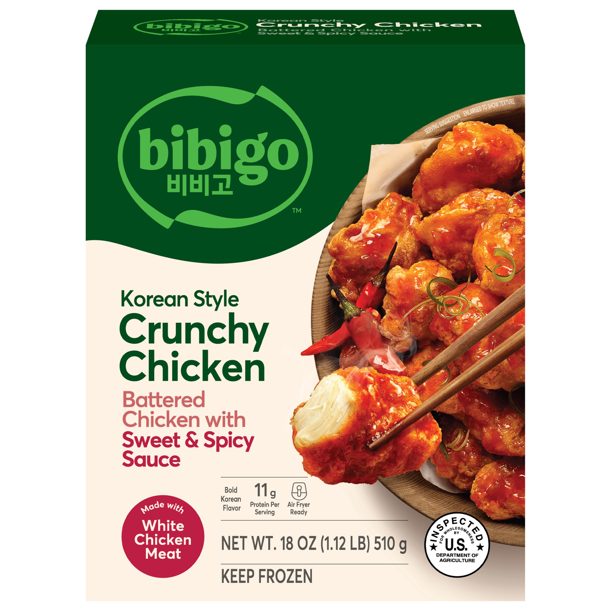 Bibigo Korean Style Crunchy Chicken with Sweet & Spicy Sauce Shop