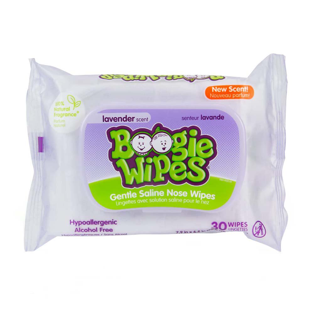 Boogie Wipes Gentle Saline Nose Wipes Lavender Shop Medical devices