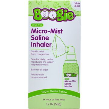 Boogie Micro-Mist Saline Inhaler, 1.7 oz