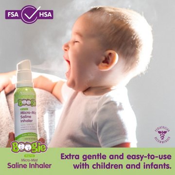 Boogie Micro-Mist Saline Inhaler, 1.7 oz