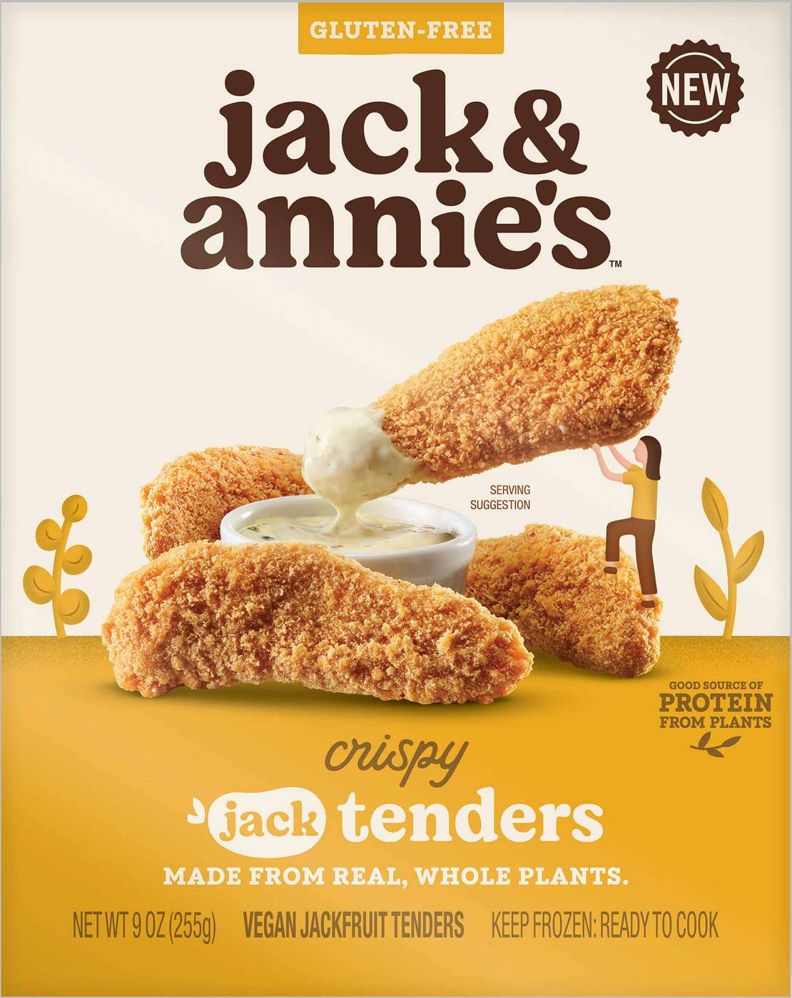 Jack & Annie's Crispy Jackfruit Tenders; image 1 of 3