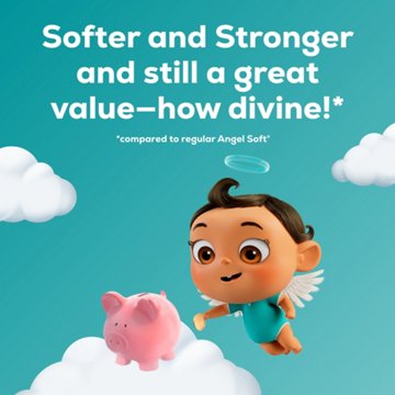 Angel Soft Ultra Toilet Paper, 6 Mega Rolls