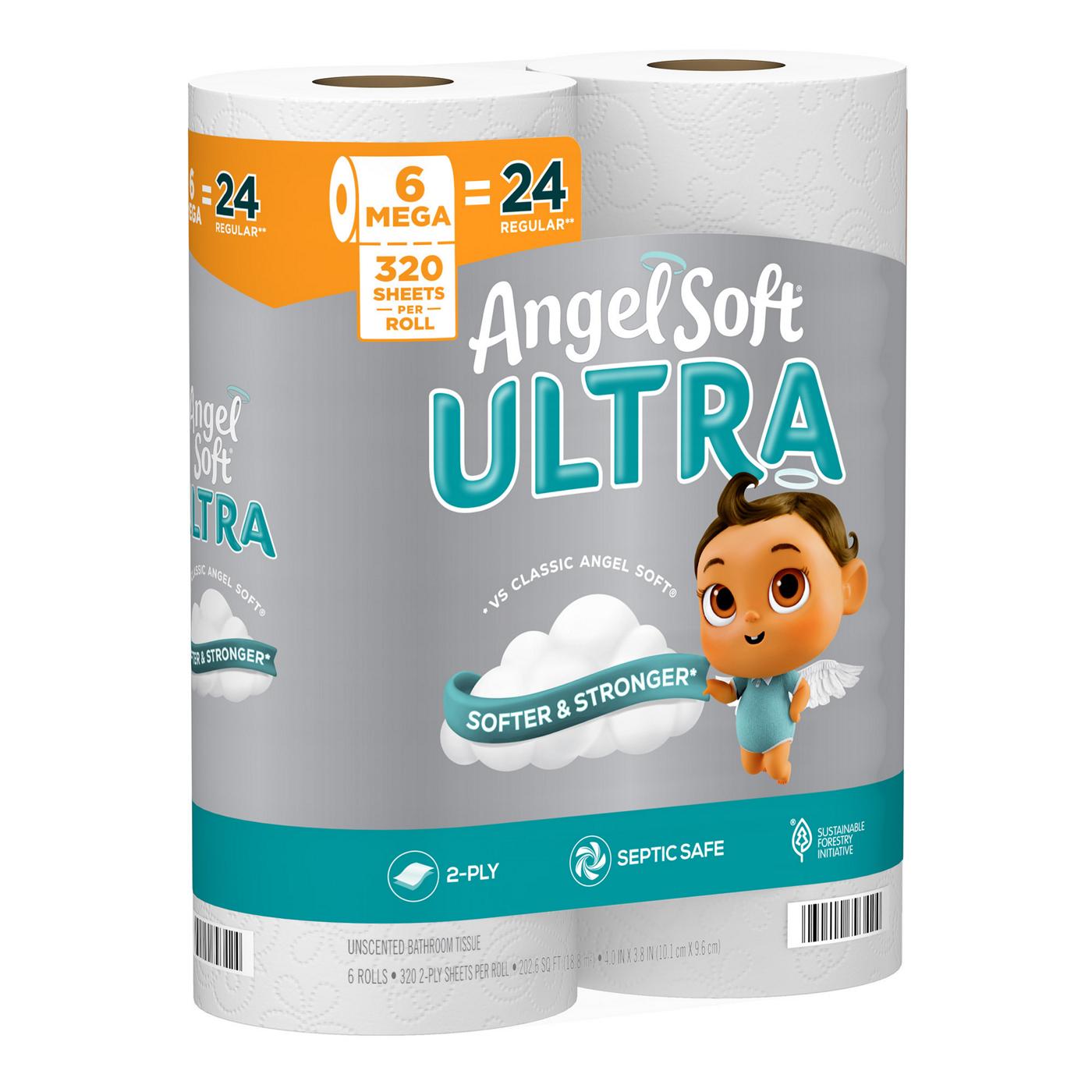 Angel Soft Ultra Toilet Paper; image 9 of 9