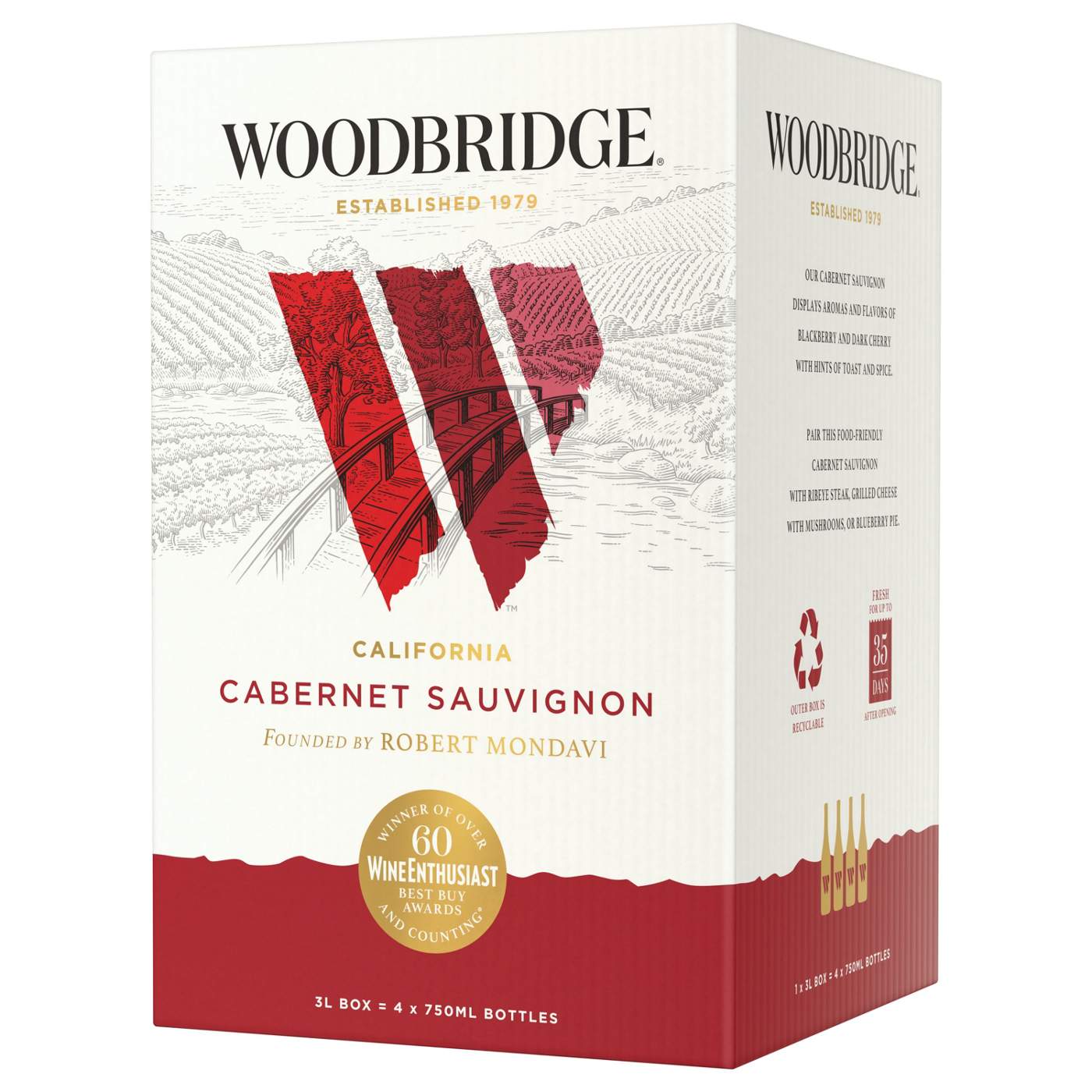 Woodbridge Cabernet Sauvignon Red Wine 3 L Box; image 5 of 11