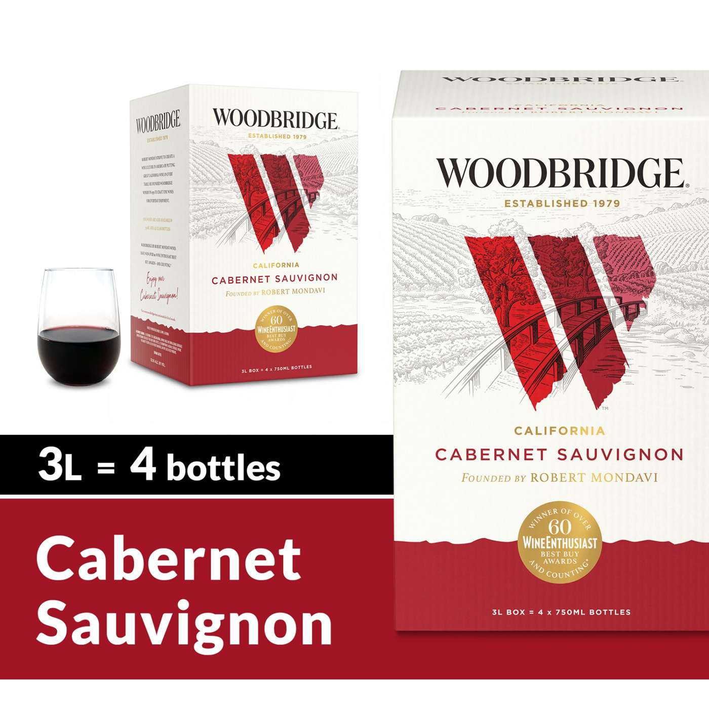 Woodbridge Cabernet Sauvignon Red Wine 3 L Box; image 6 of 11
