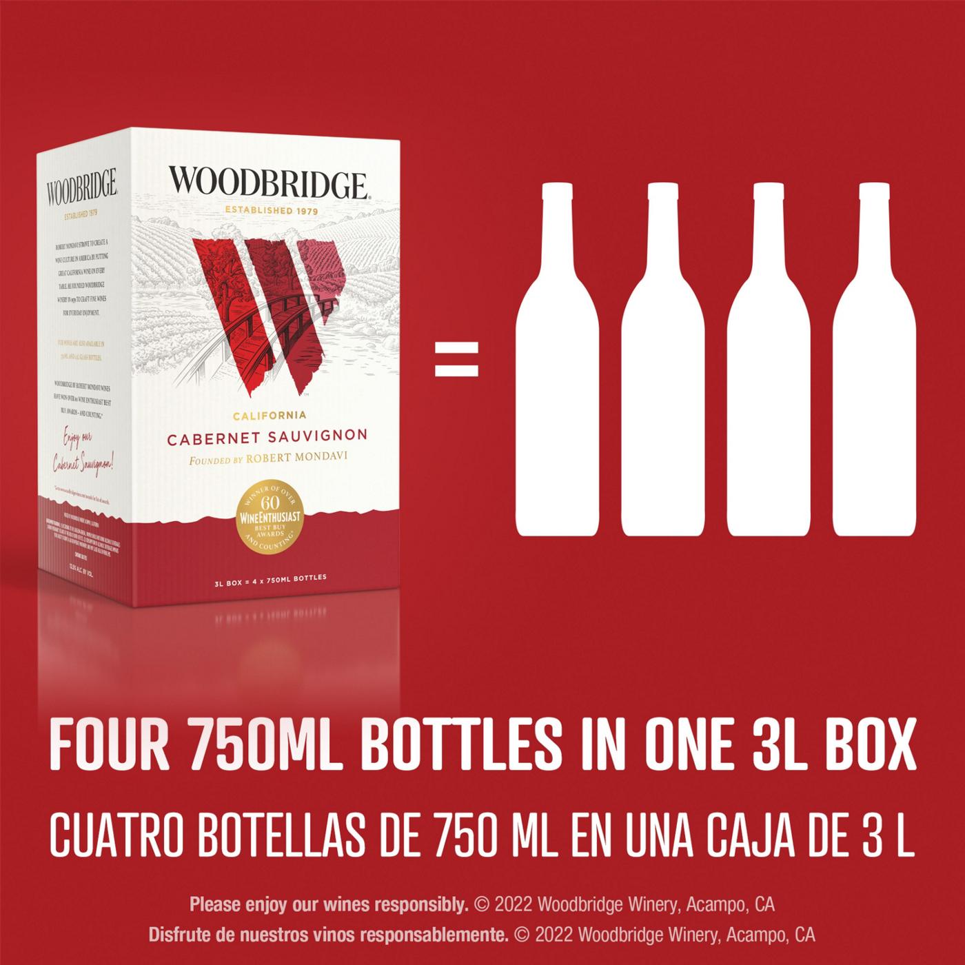 Woodbridge Cabernet Sauvignon Red Wine 3 L Box; image 11 of 11