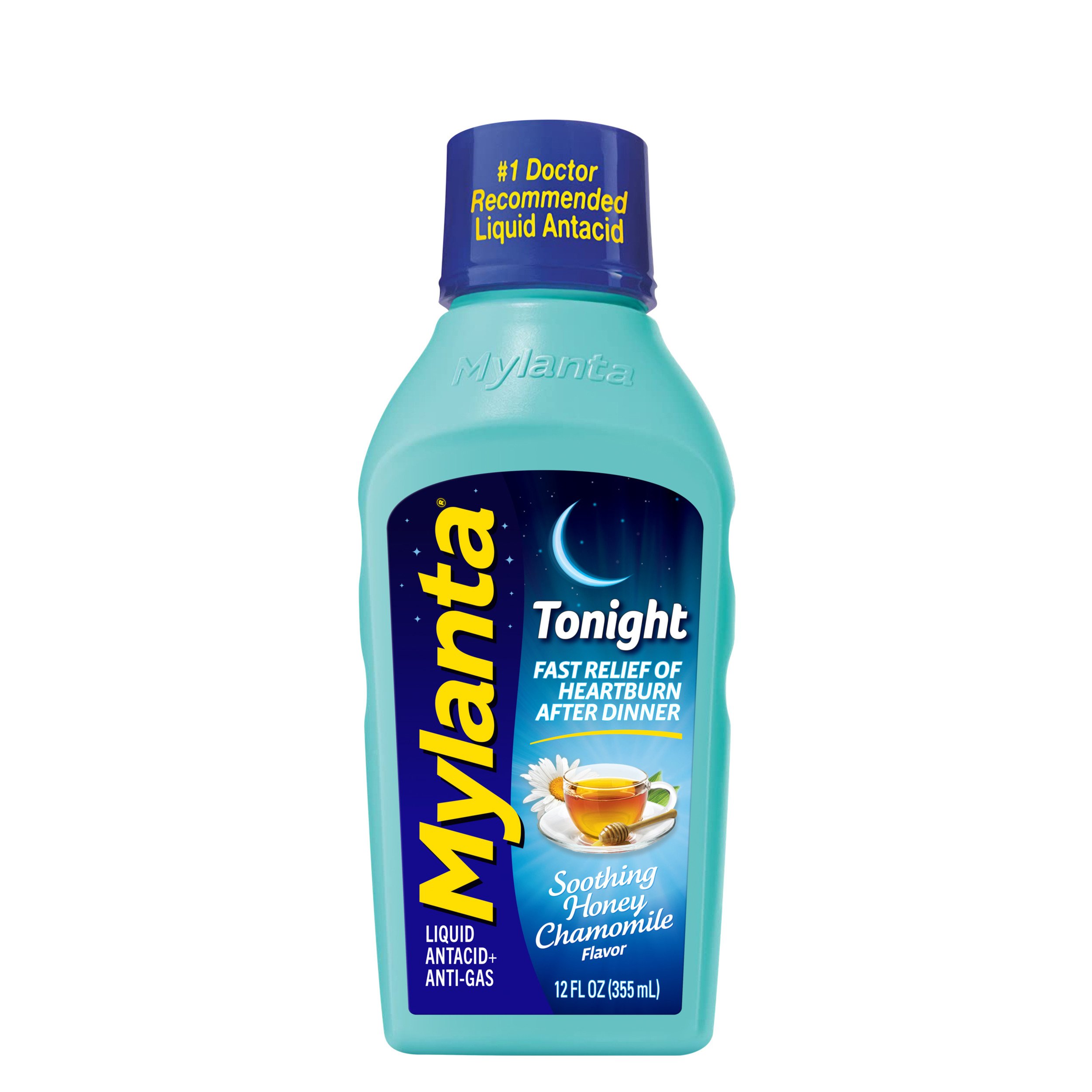 Mylanta Tonight Liquid Antacid + AntiGas Honey Chamomile Shop