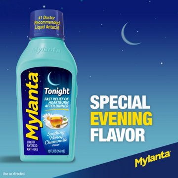 Mylanta Tonight Antacid & Anti-Gas Liquid - Honey Chamomile