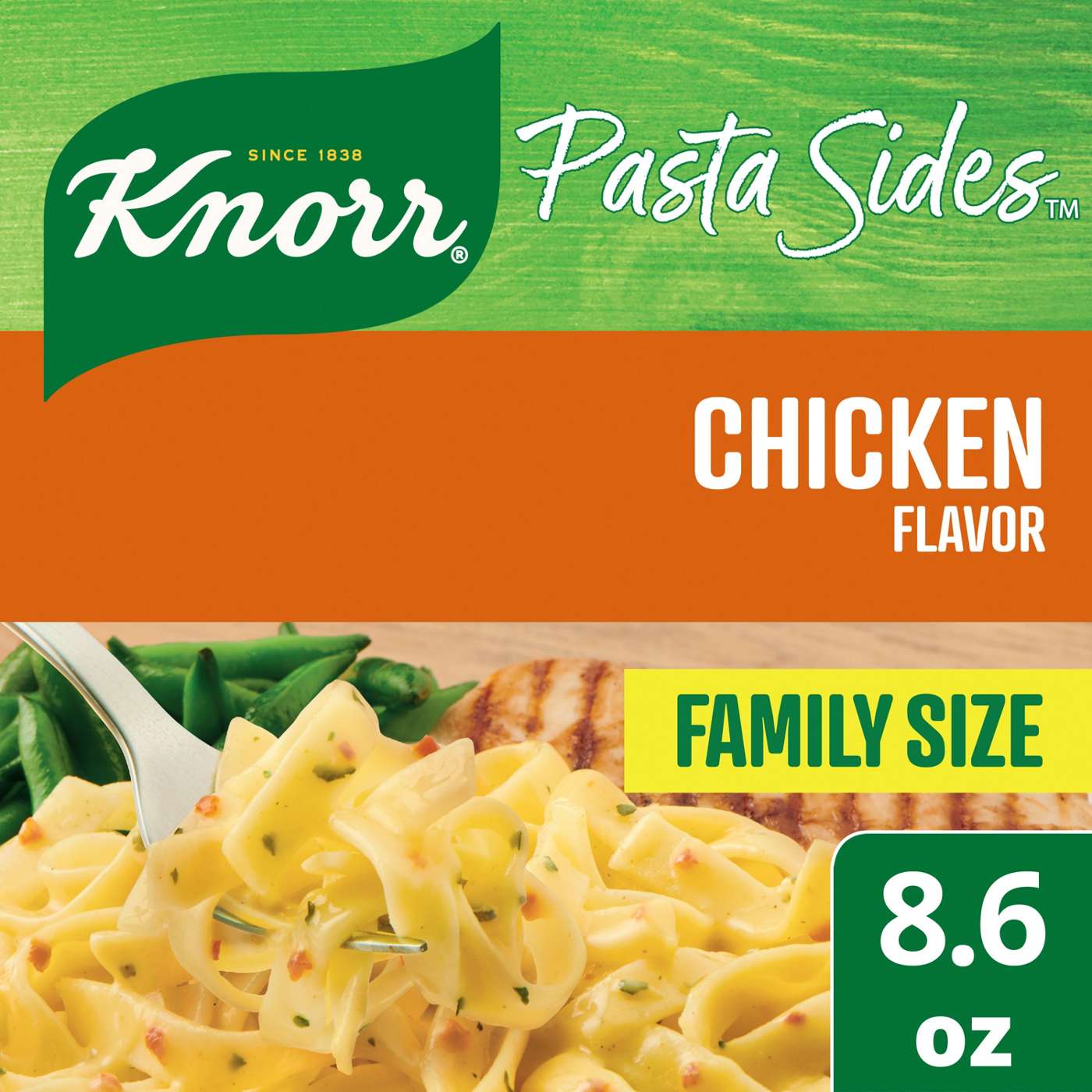Knorr Pasta Sides Chicken Flavor Fettuccine Family Size; image 2 of 3