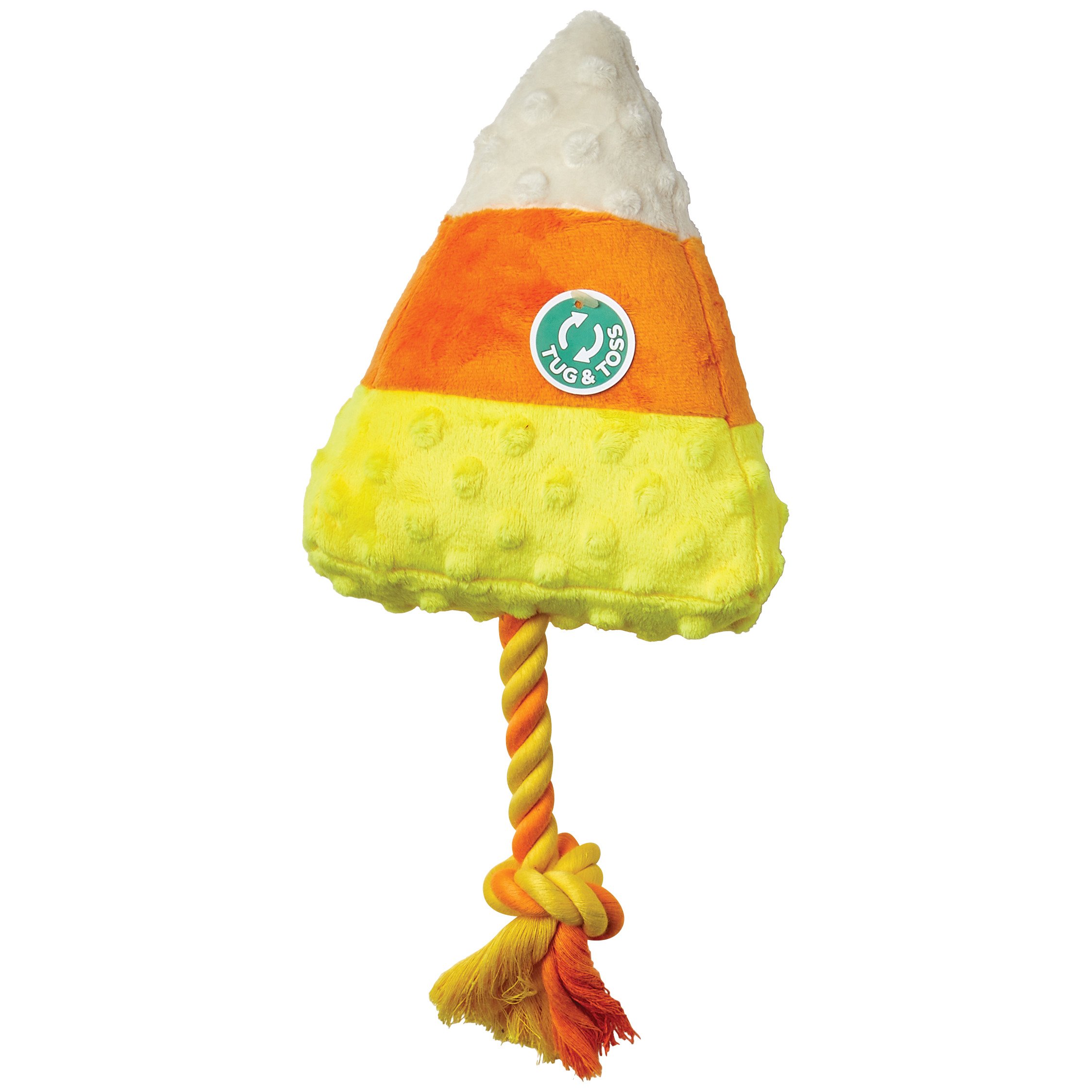 Woof & Whiskers Halloween Candy Corn Dog Toy Shop Plush Toys at HEB