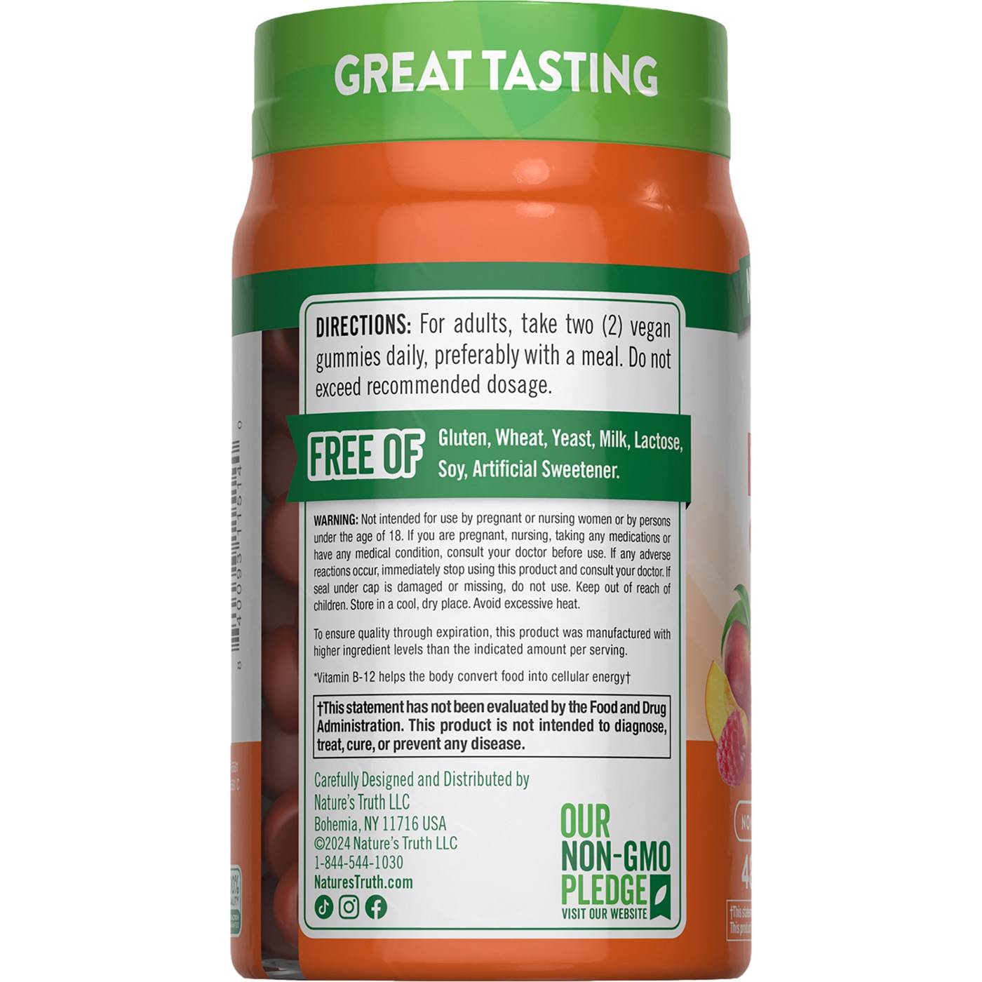 Nature's Truth Vitamins B12 Energy + Ashwagandha Gummies Shop Herbs