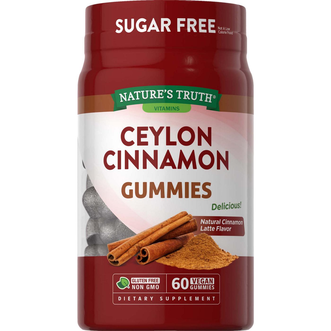 Nature's Truth Vitamins Sugar-Free Ceylon Cinnamon Gummies; image 1 of 4
