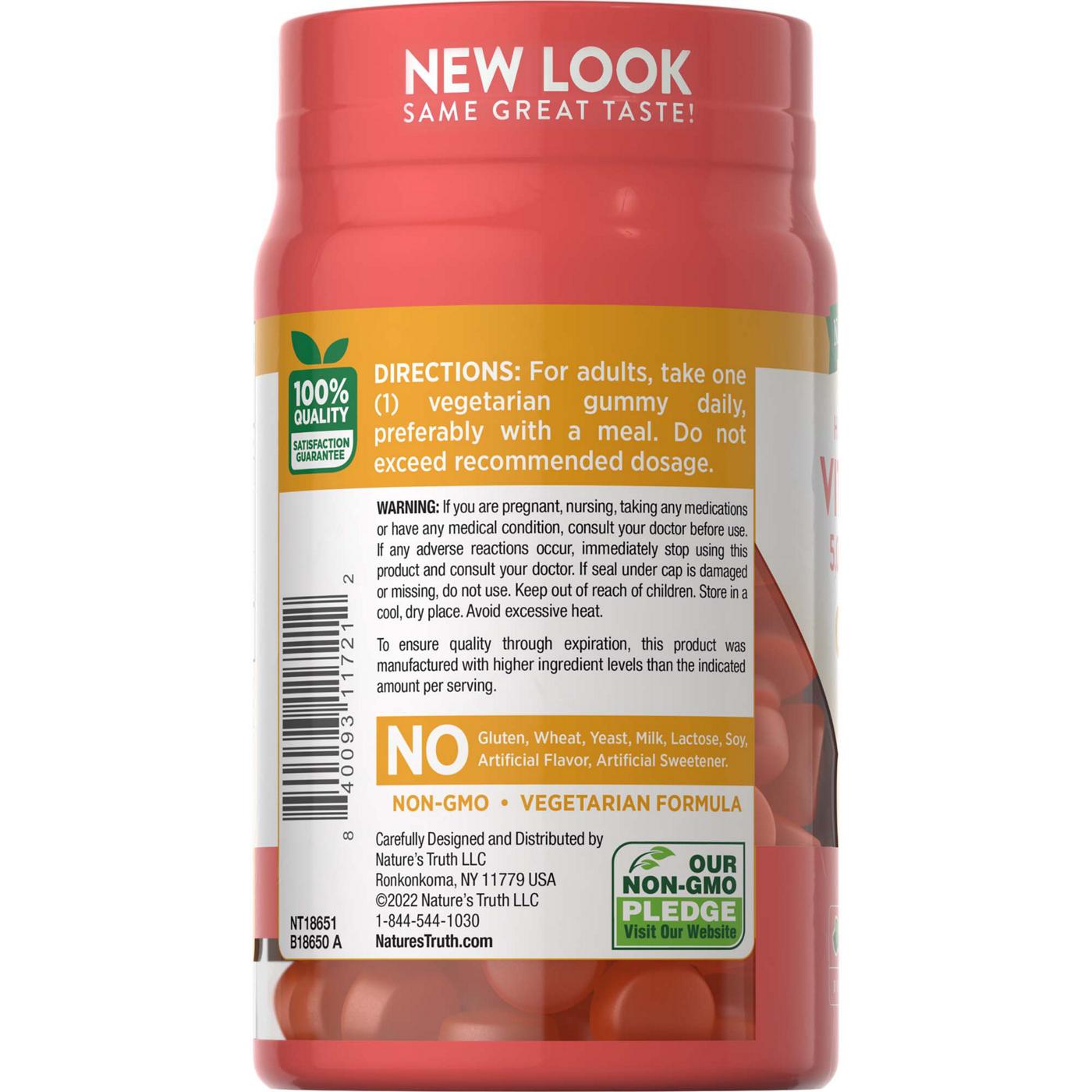 Nature's Truth High Potency Vitamin D3 Gummies 5000 IU Shop