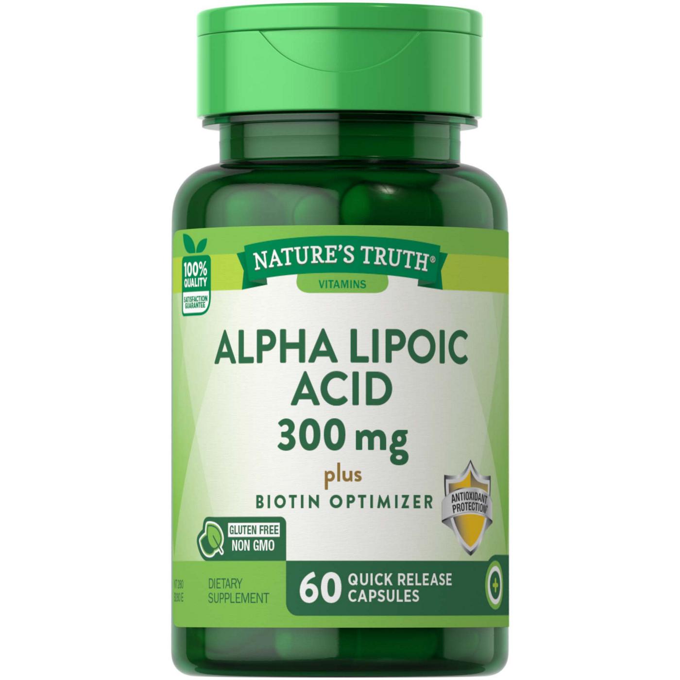 Nature's Truth Alpha Lipoic Acid - 300 mg; image 1 of 2