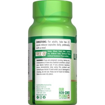 Nature's Truth Alpha Lipoic Acid 600mg Capsules