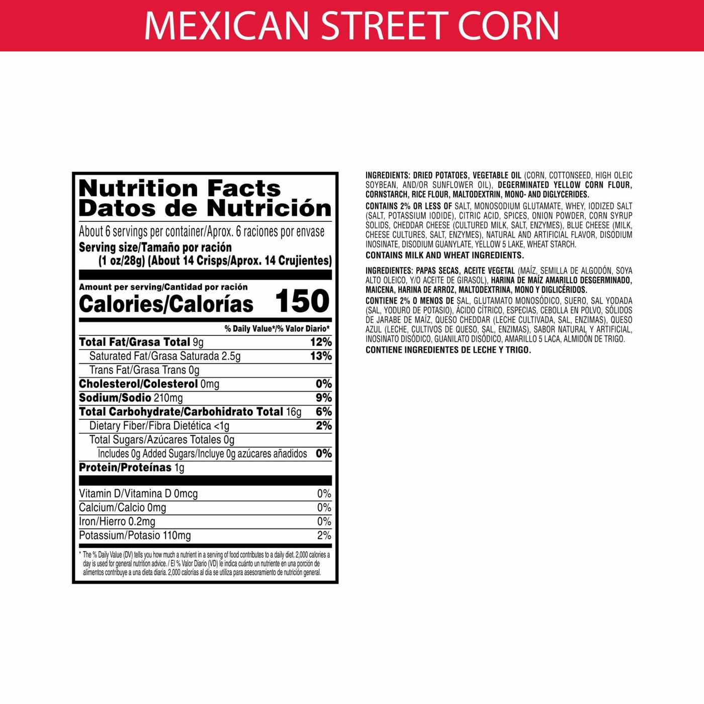 Pringles Potato Crisps Chips Mexican Street Corn; image 3 of 4