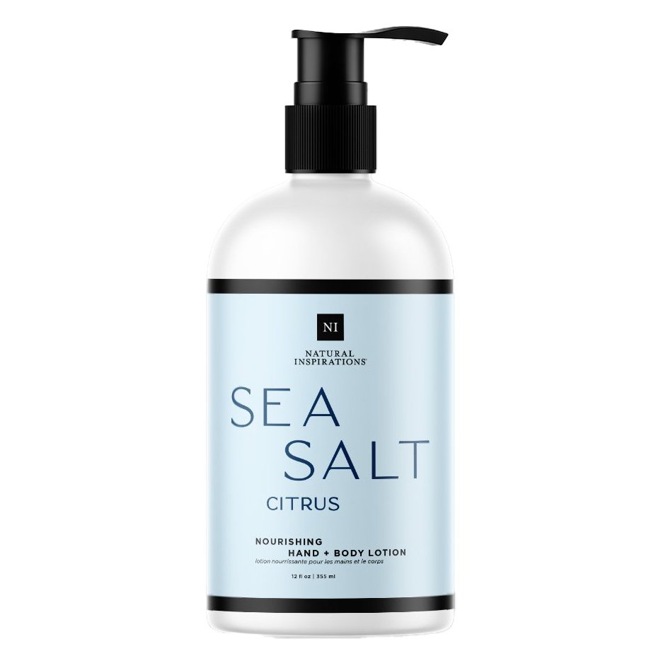 Natural Inspirations Sea Salt Citrus Hand + Body Lotion, 12 oz ...