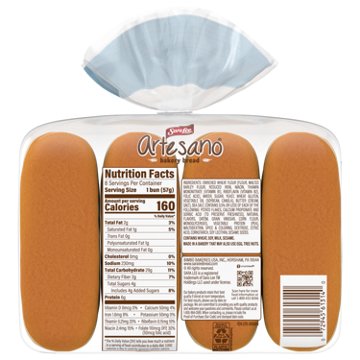 Artesano Brioche Hot Dog Buns