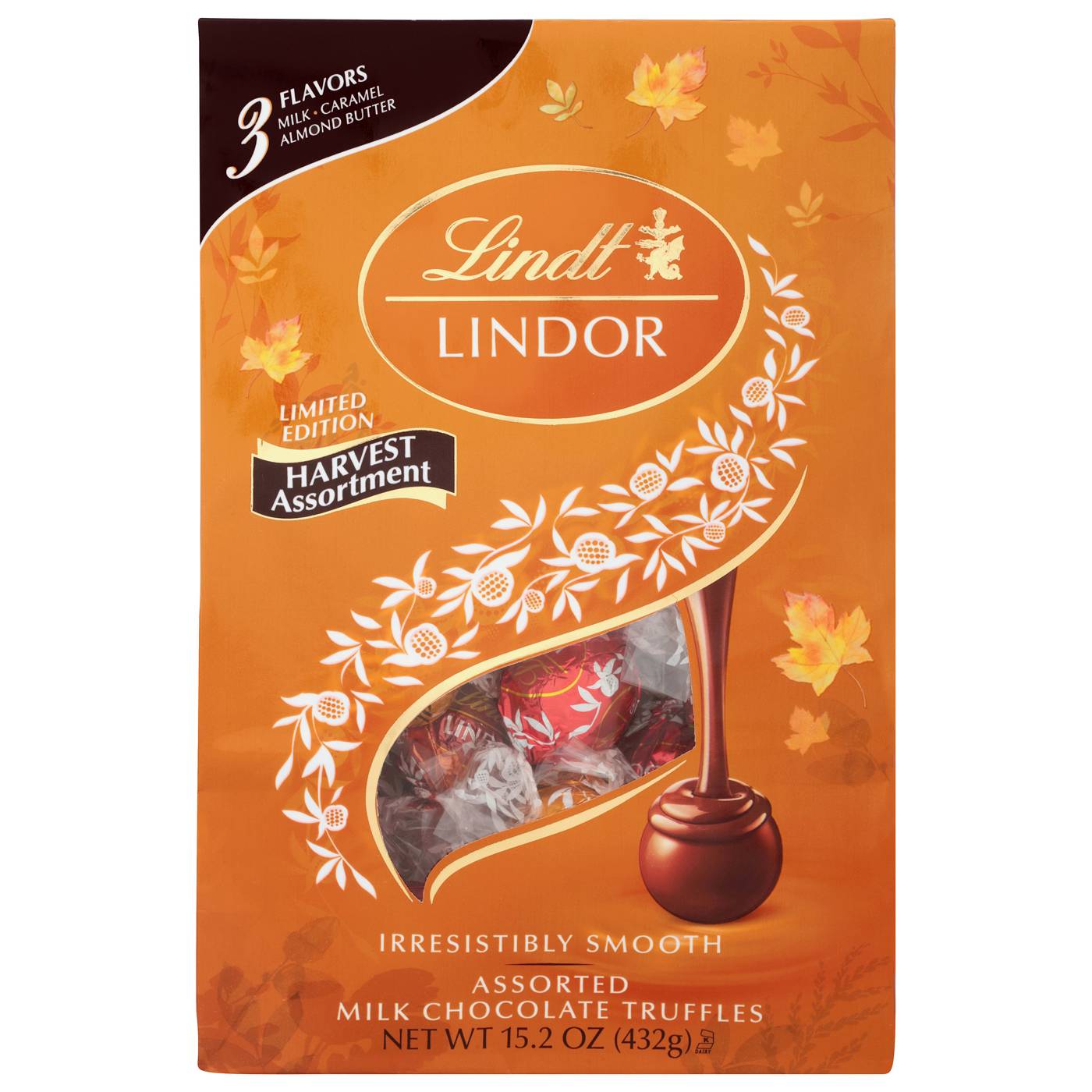 Lindt Lindor Fall Assorted Milk Chocolate Truffles; image 1 of 4