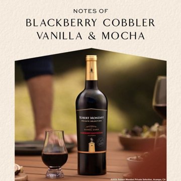 Robert Mondavi Private Selection Bourbon Barrel Aged Cabernet Sauvignon California Red Wine, 750 mL