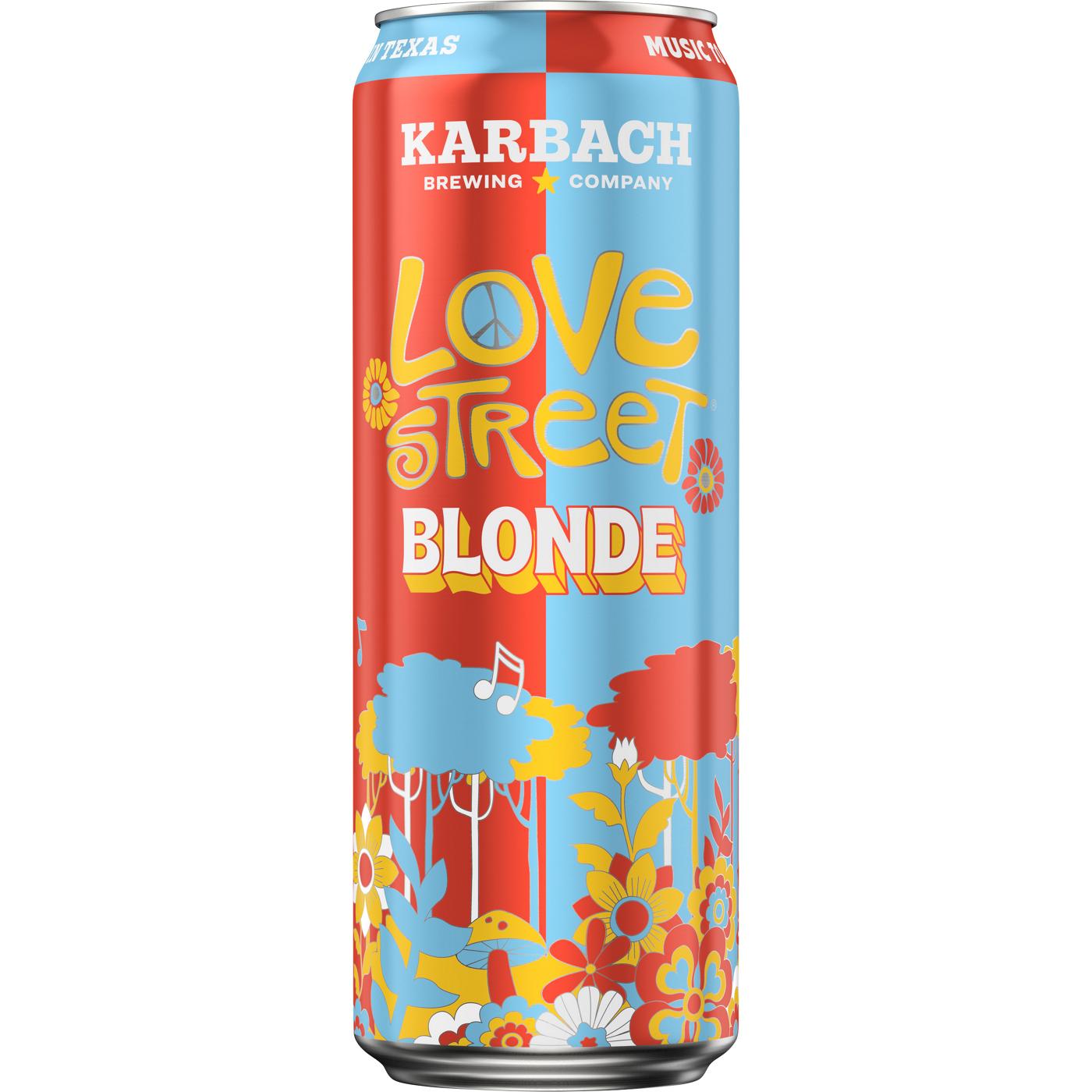 Karbach Love Street Kolsch Style Blonde Beer; image 1 of 2