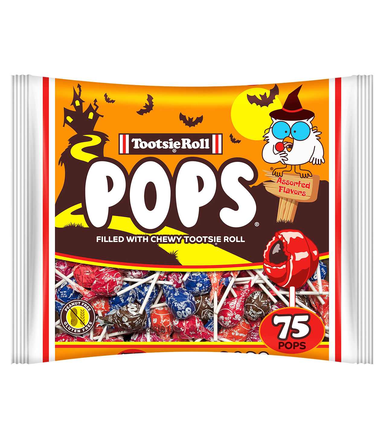 Tootsie Roll Pops Assorted Halloween Candy, image size:1272x1272