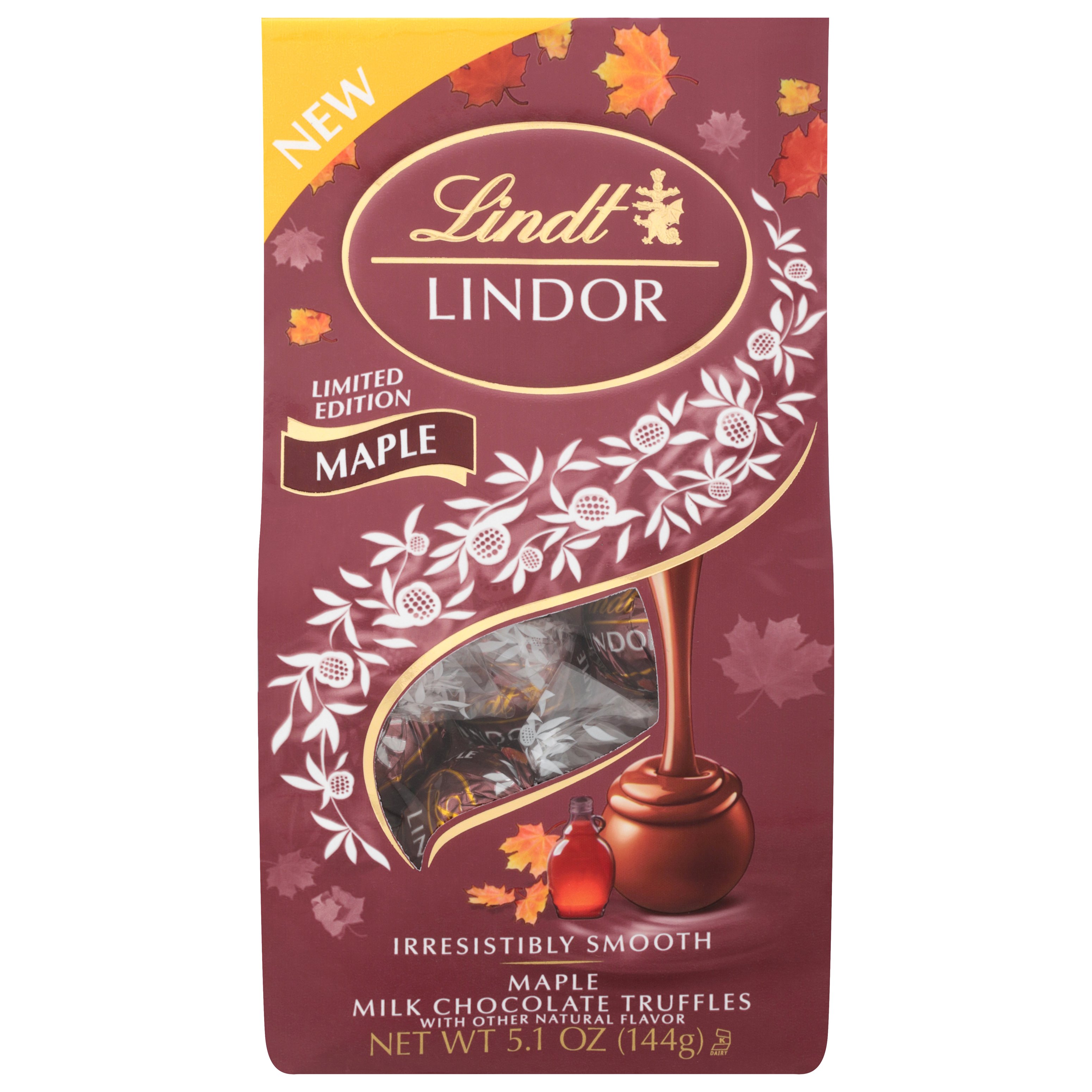 Lindt Lindor Maple Milk Chocolate Truffles Shop Candy at HEB