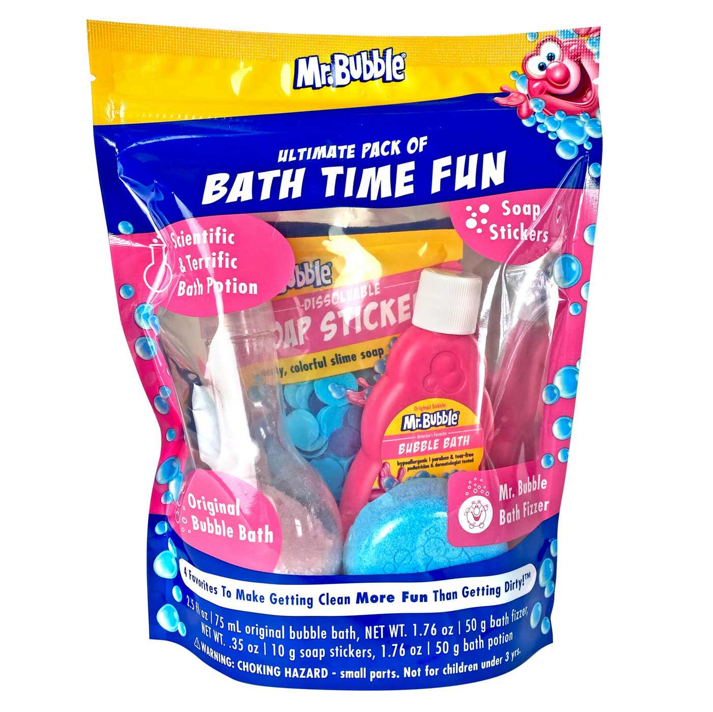 Mr. Bubble Bath-Time Play Pack; image 1 of 3